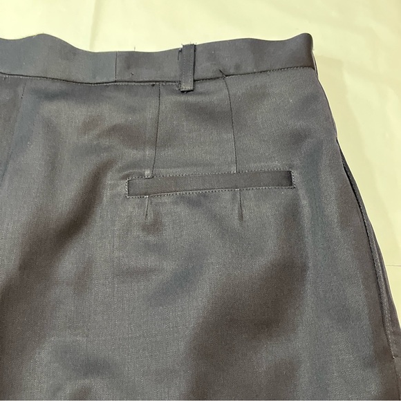 Marisa Minicucci BLUE Wool PLEATED PANTS DRESSY Trousers Women 8 Straight Leg 8 - Picture 15 of 16